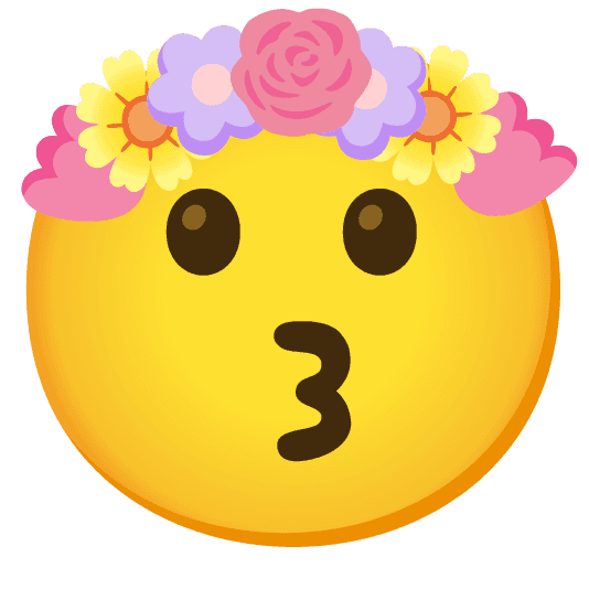 Combined Emoji - 1f337-1f617