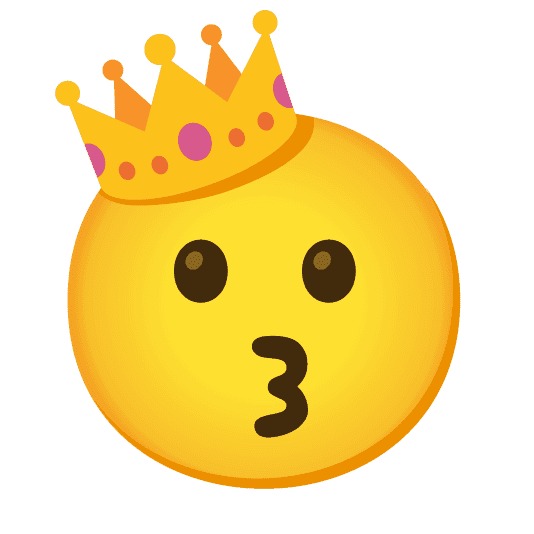 Combined Emoji - 1f451-1f617