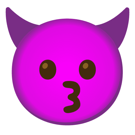 Combined Emoji - 1f608-1f617