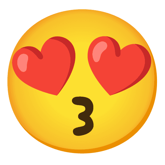 Combined Emoji - 1f60d-1f617