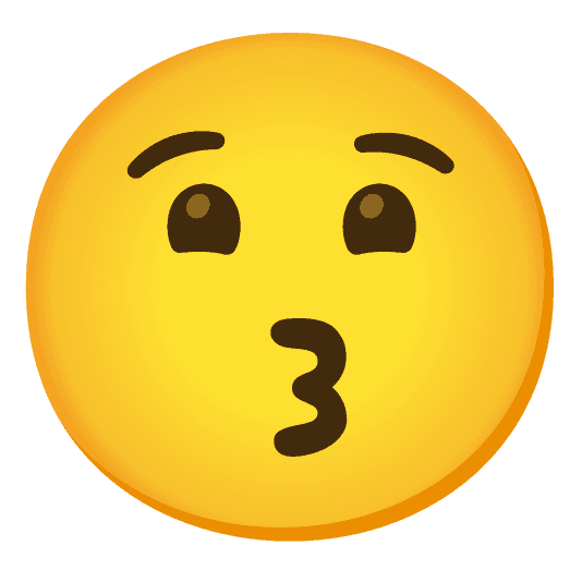 Combined Emoji - 1f617-1f61a