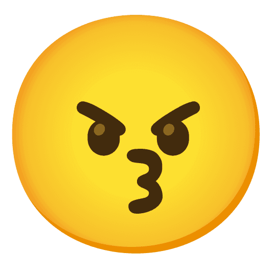 Combined Emoji - 1f617-1f620