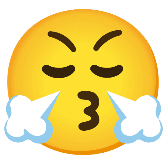 Combined Emoji - 1f617-1f624