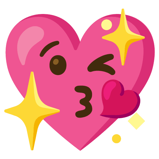 Combined Emoji - 1f496-1f618