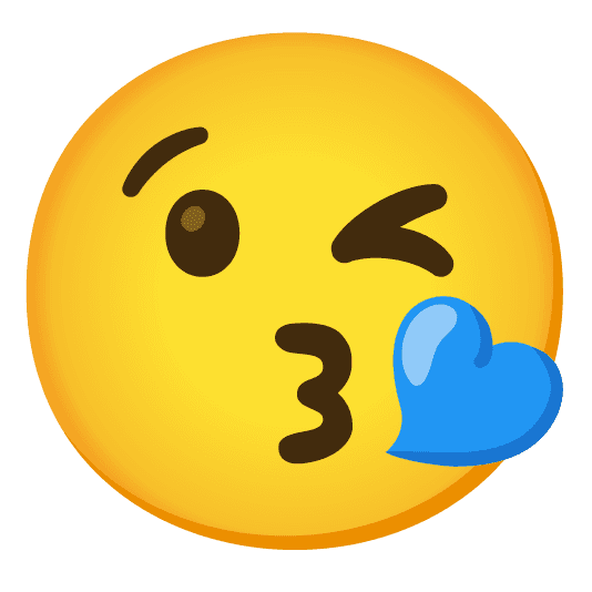 Combined Emoji - 1f499-1f618