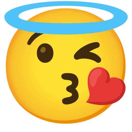 Combined Emoji - 1f607-1f618