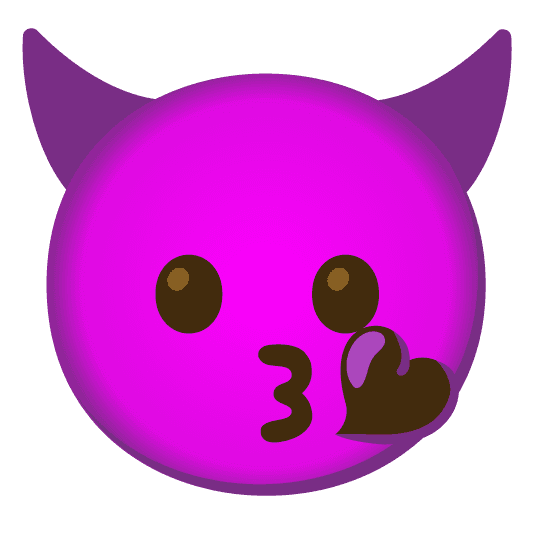 Combined Emoji - 1f608-1f618