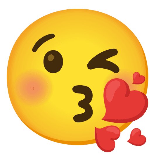 Combined Emoji - 1f618-1f618