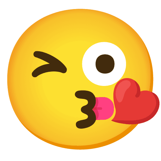 Combined Emoji - 1f618-1f61c