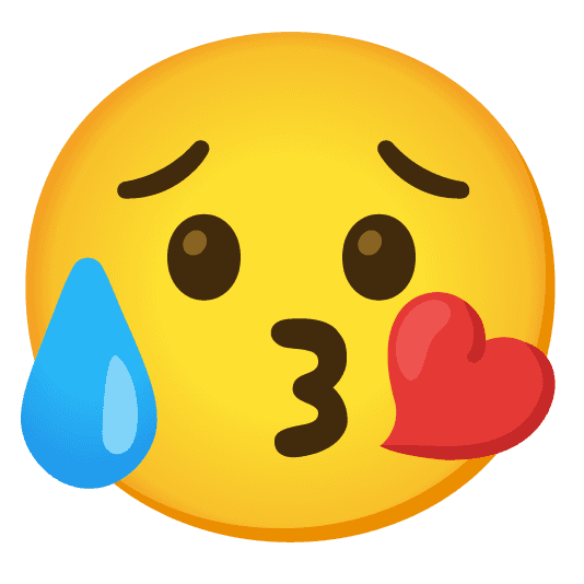 Combined Emoji - 1f618-1f625