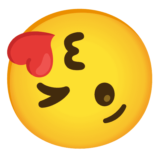 Combined Emoji - 1f618-1f643