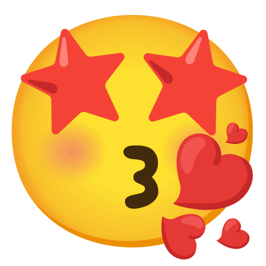 Combined Emoji - 1f618-1f929