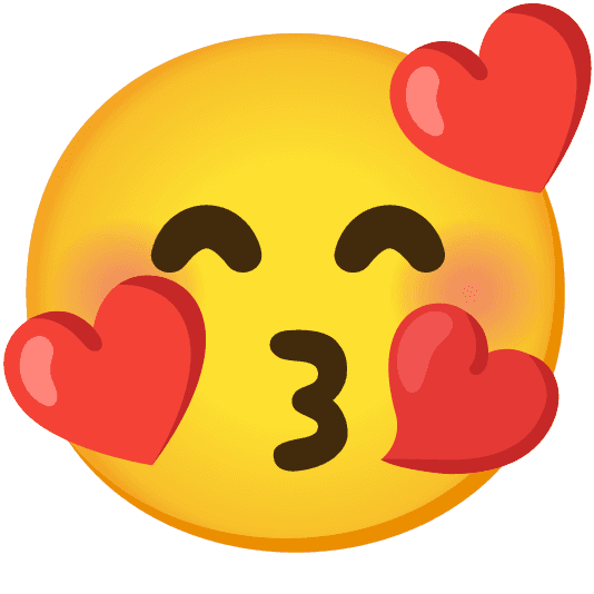 Combined Emoji - 1f618-1f970