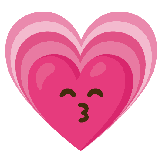 Combined Emoji - 1f497-1f619