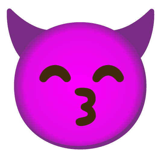 Combined Emoji - 1f608-1f619