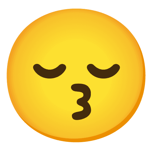 Combined Emoji - 1f60c-1f619