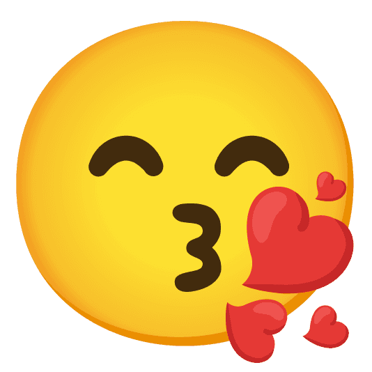 Combined Emoji - 1f618-1f619