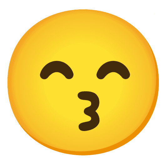 Combined Emoji - 1f619-1f61a