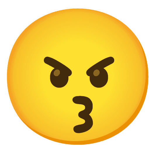 Combined Emoji - 1f619-1f620