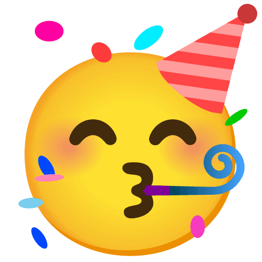 Combined Emoji - 1f619-1f973