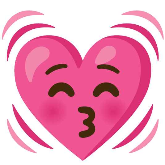 Combined Emoji - 1f493-1f61a