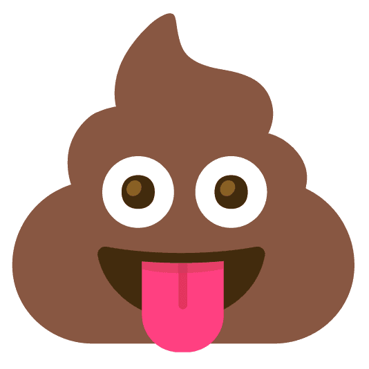 Combined Emoji - 1f4a9-1f61b