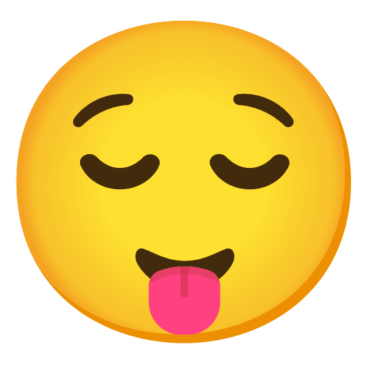 Combined Emoji - 1f60c-1f61b