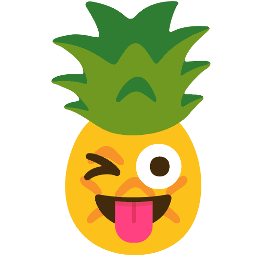 Combined Emoji - 1f34d-1f61c