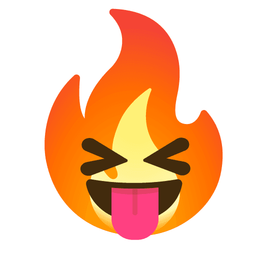 Combined Emoji - 1f525-1f61d