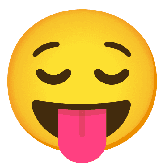 Combined Emoji - 1f60c-1f61d