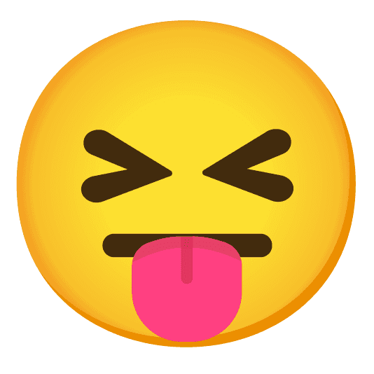 Combined Emoji - 1f610-1f61d