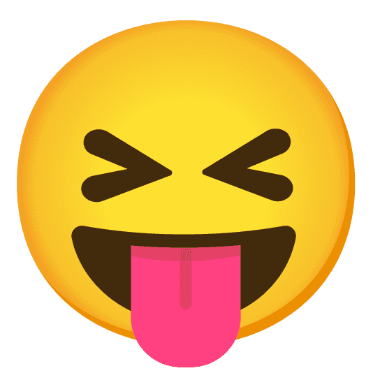 Combined Emoji - 1f611-1f61d