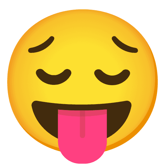 Combined Emoji - 1f614-1f61d