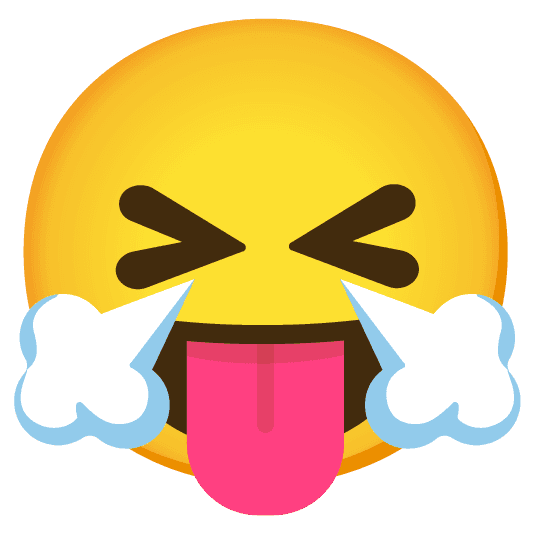 Combined Emoji - 1f61d-1f624