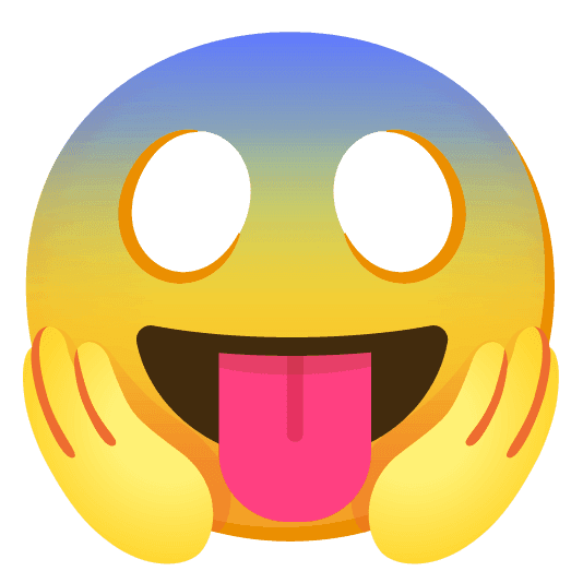 Combined Emoji - 1f61d-1f631