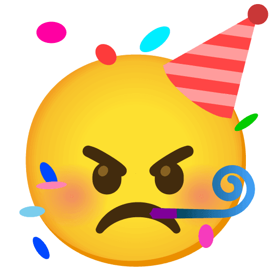 Combined Emoji - 1f620-1f973