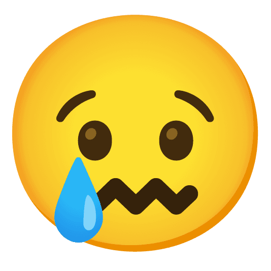 Combined Emoji - 1f616-1f622