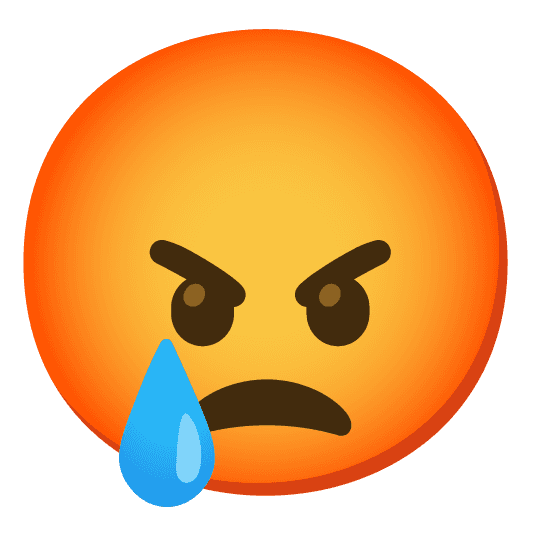 Combined Emoji - 1f621-1f622