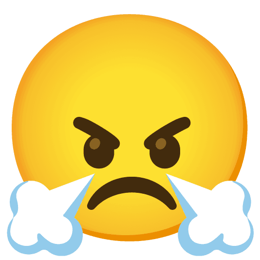 Combined Emoji - 1f620-1f624