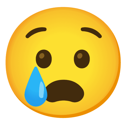 Combined Emoji - 1f627-1f972