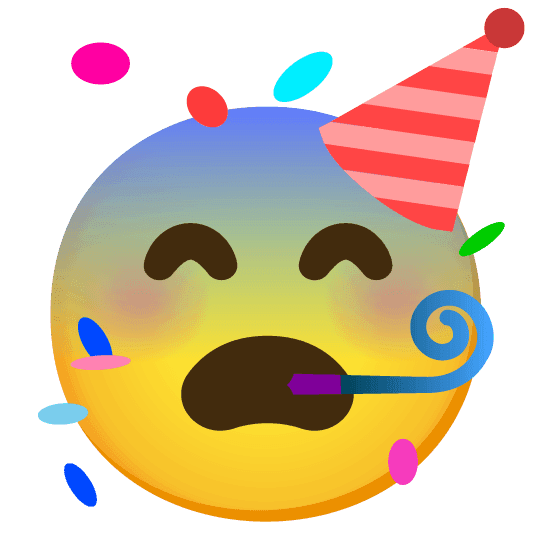 Combined Emoji - 1f628-1f973