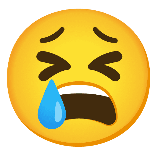 Combined Emoji - 1f62b-1f972