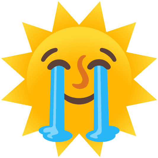 Combined Emoji - 1f31e-1f62d