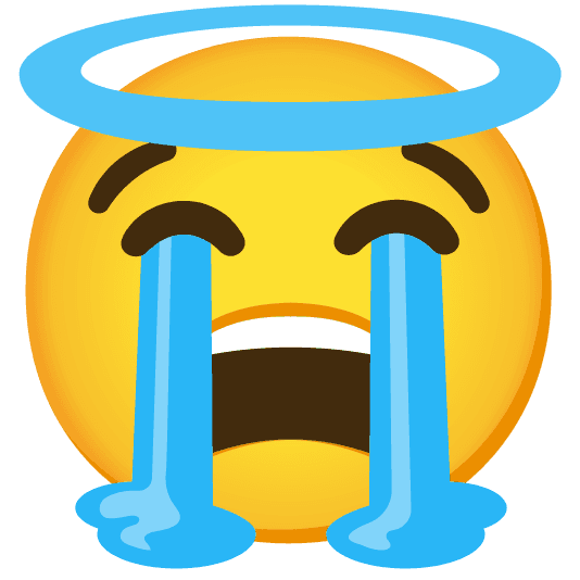 Combined Emoji - 1f607-1f62d