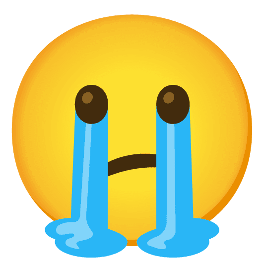 Combined Emoji - 1f615-1f62d