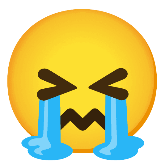 Combined Emoji - 1f616-1f62d