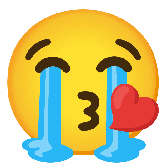 Combined Emoji - 1f618-1f62d