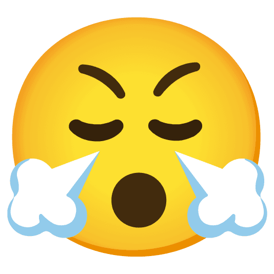 Combined Emoji - 1f624-1f62f