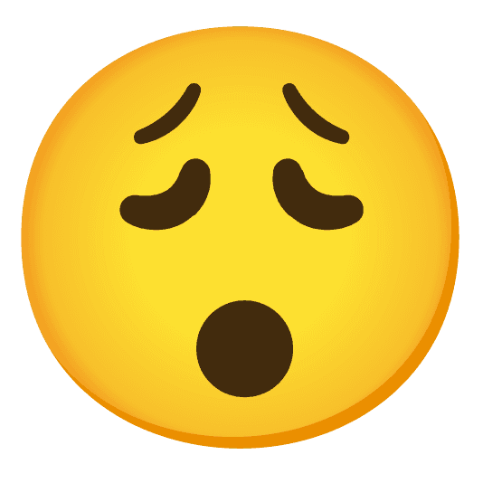 Combined Emoji - 1f629-1f62f