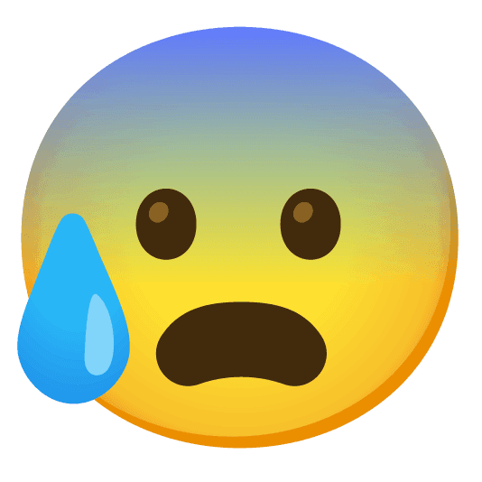 Combined Emoji - 1f626-1f630